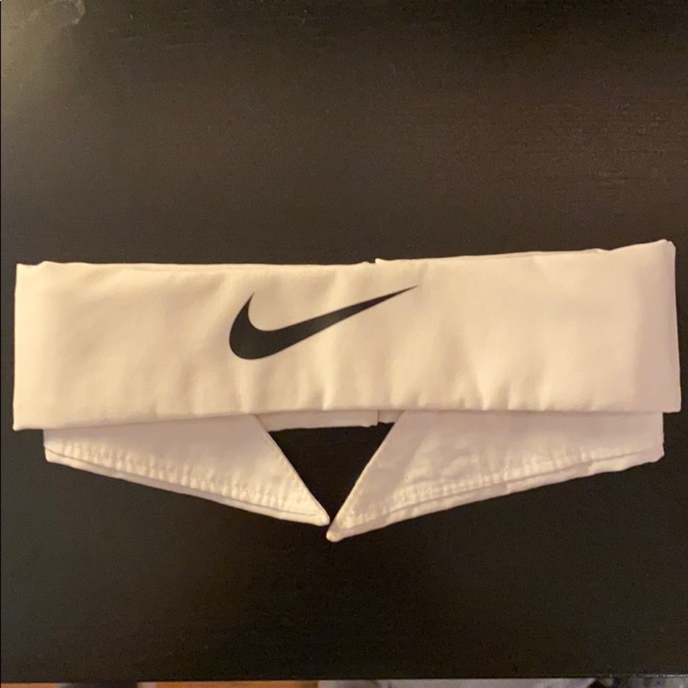 White Nike Headband